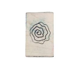 Vintage Num Nums Rambling Rose 1100 Rubber Stamp