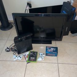 Xbox 360, Nintendo Plug-n-Play & 32 Vizio 