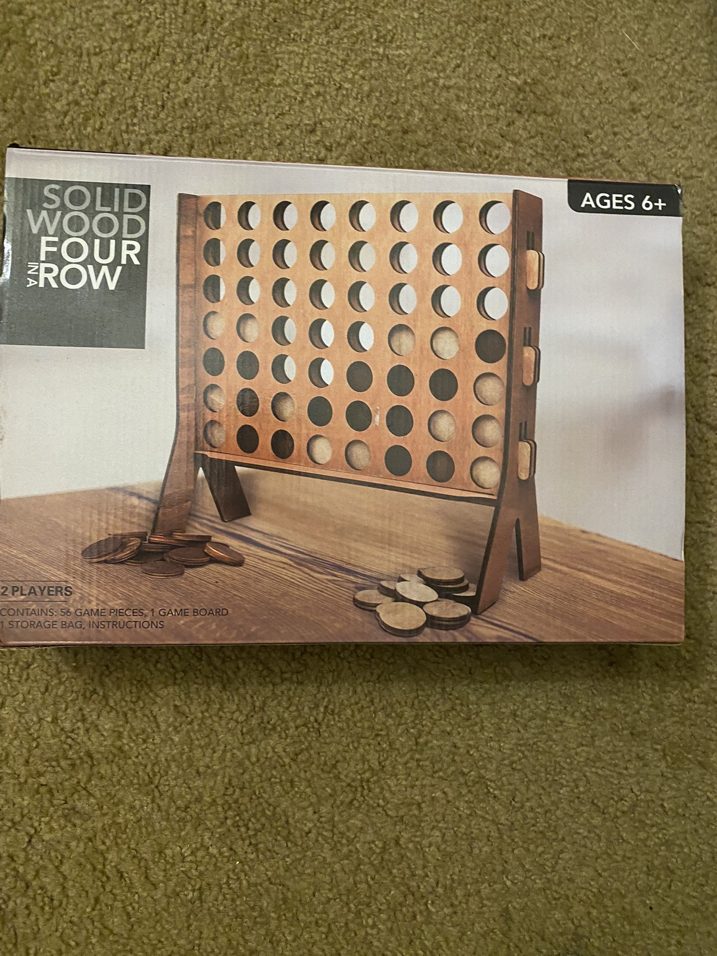 BOARD GAME (Connect Four) WOOD