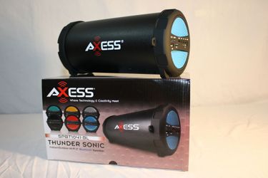 Axess bazooka rechargeable Bluetooth wireless sd card,usbflash drive fm radio speaker