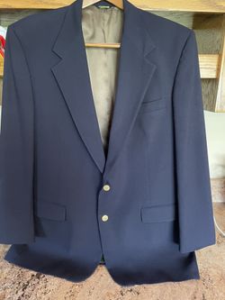 Men’s Navy Wool Sport Coat