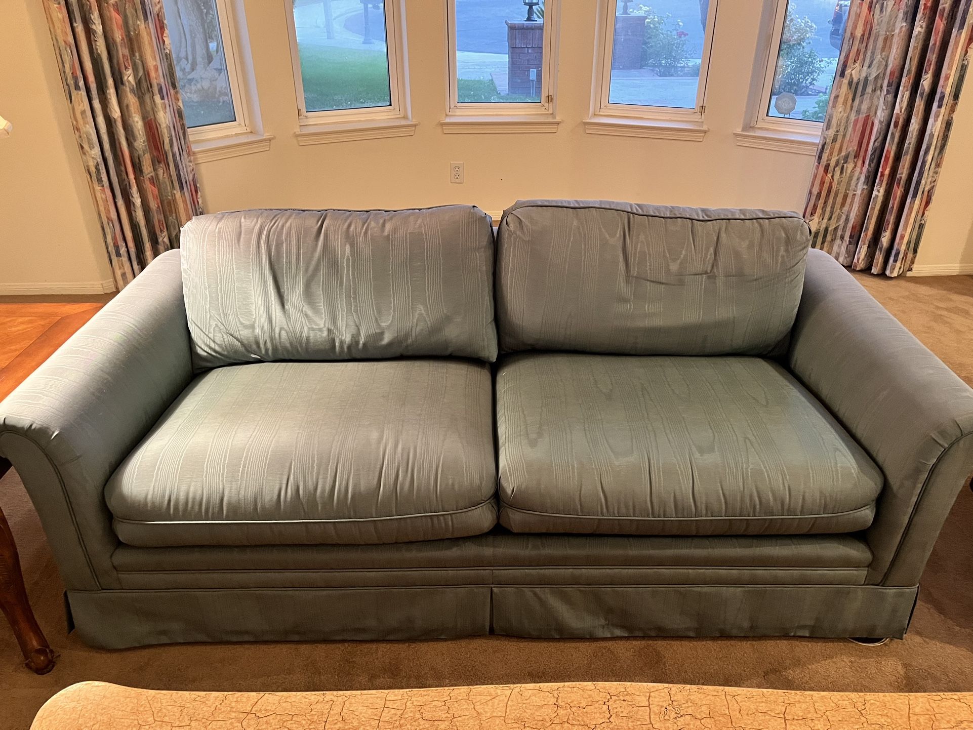 Matching Couches (teal) 