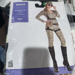 SKYFALLER INCLUDES 3 PCS Jumpsuit Hat Body Harness MEDIUM