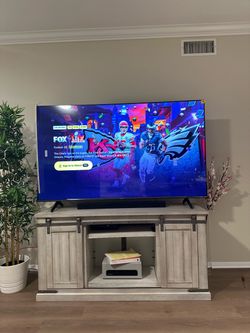 Farmhouse-Style TV Console