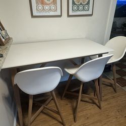 IKEA Fanbyn table And 4 Stools