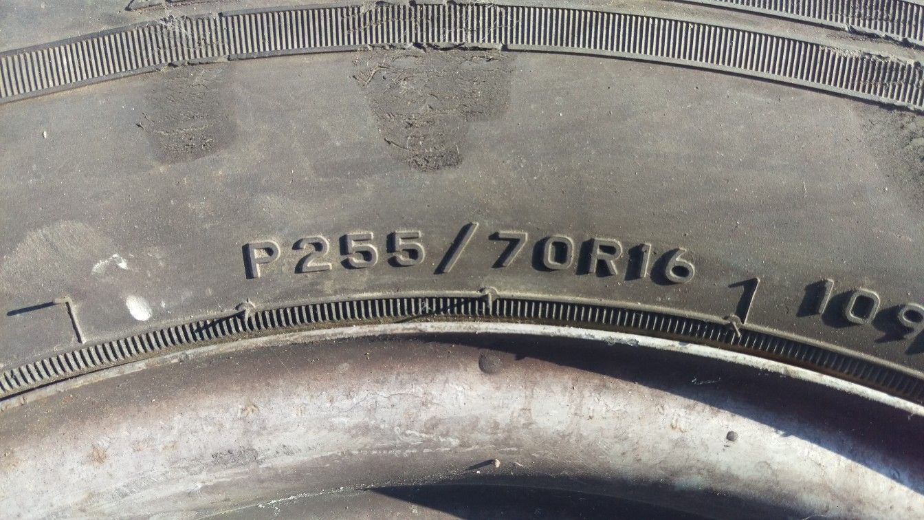 2 tires please check pictures