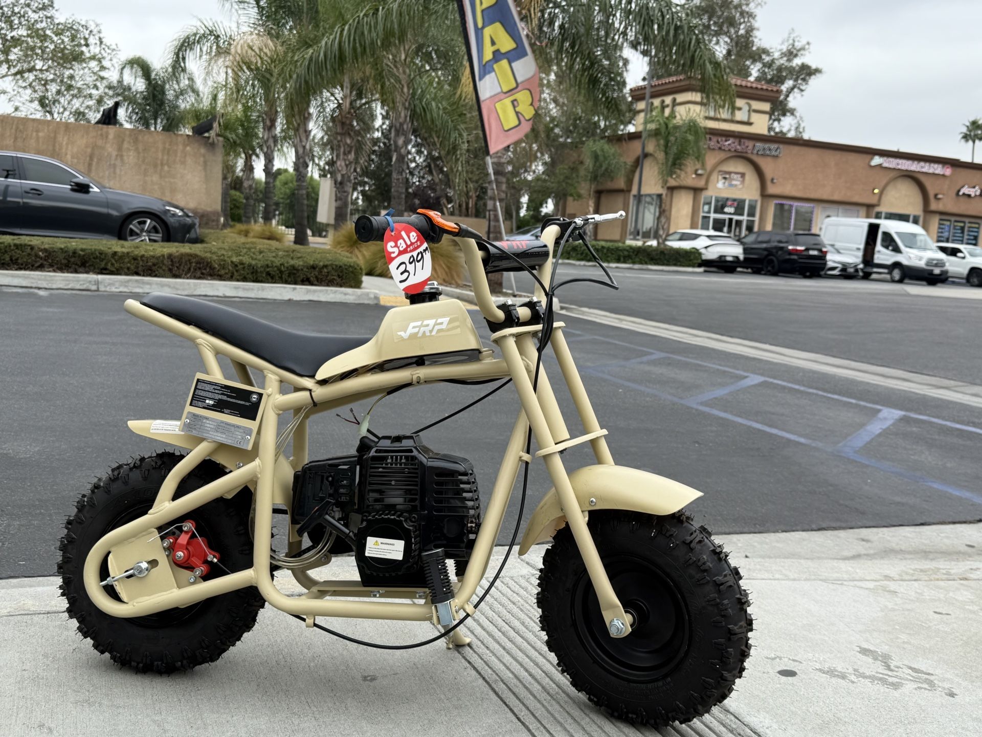 40CC 4-Stroke Kids Dirt Off Road Mini Dirt Bike, Kid Gas Powered Dirt Bike Off Road Dirt Bikes, Gas Powered, Top Speed 20mph, Mix Weight 168lb