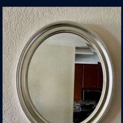One Pottery Barn Oval Round Wall Mirror