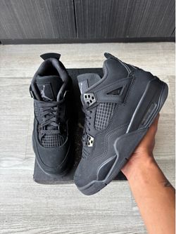 2025 Air Jordan 4 Retro GS Black Cat