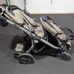 Baby Jogger City Select Double Stroller With Accessories 