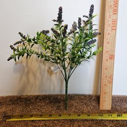 Ashland Artificial Plant Decor Spring Bush - Purple