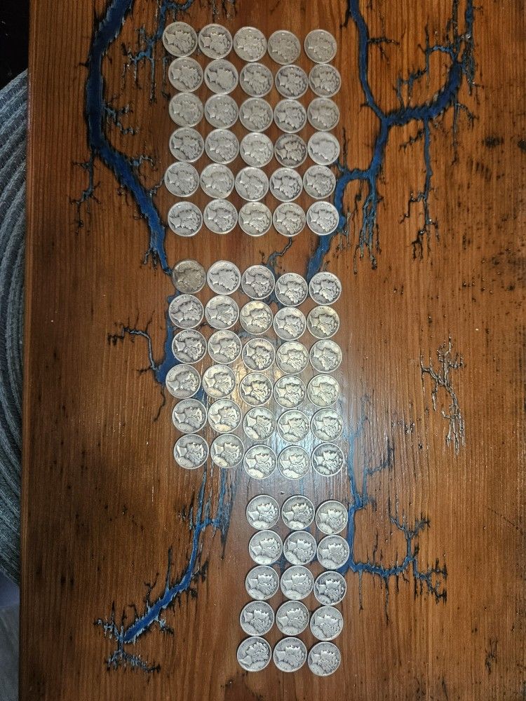 82 Mercury Dimes