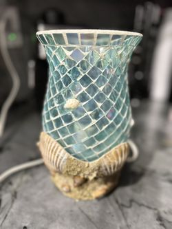Mosaic Seashell Lamp