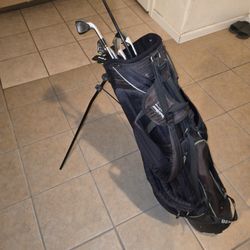 Golf Clubs + Bag