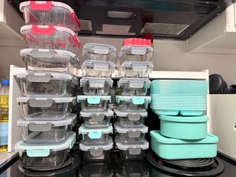 Over 50 meal prep/food storage containers
