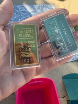 🛎️Gold silver Square Bar Coin Collection