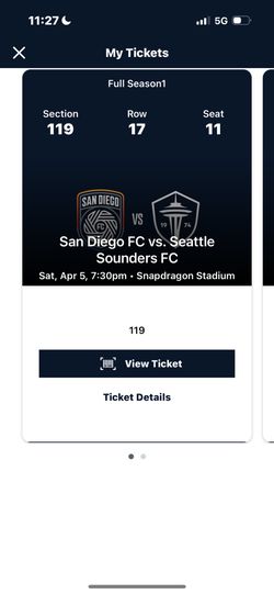 SDFC VS SEATTLE