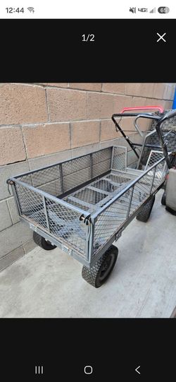 metal wagon
For anything camping yard