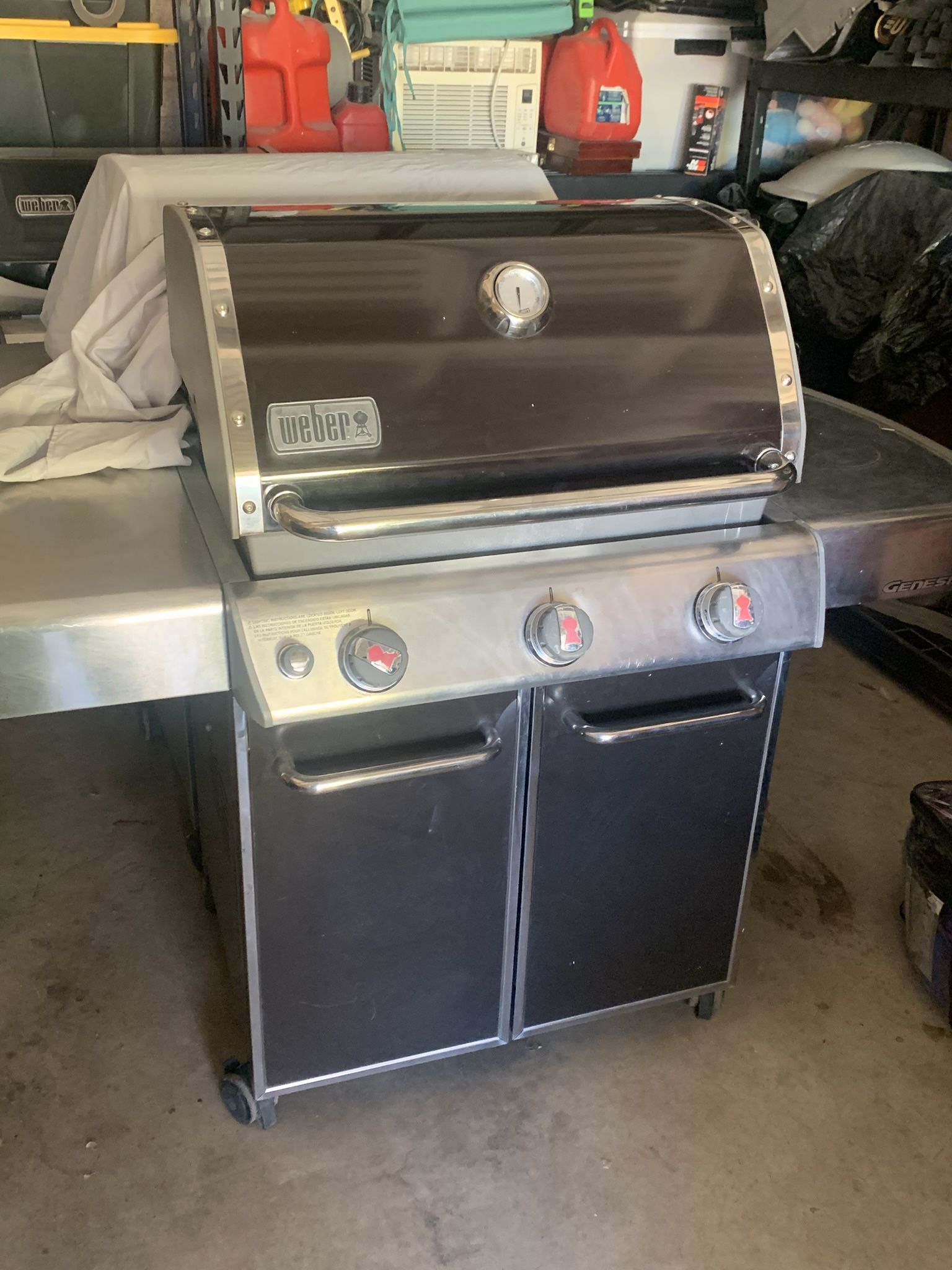 Weber Genesis E-310 BBQ Grill Propane Brown For Sale