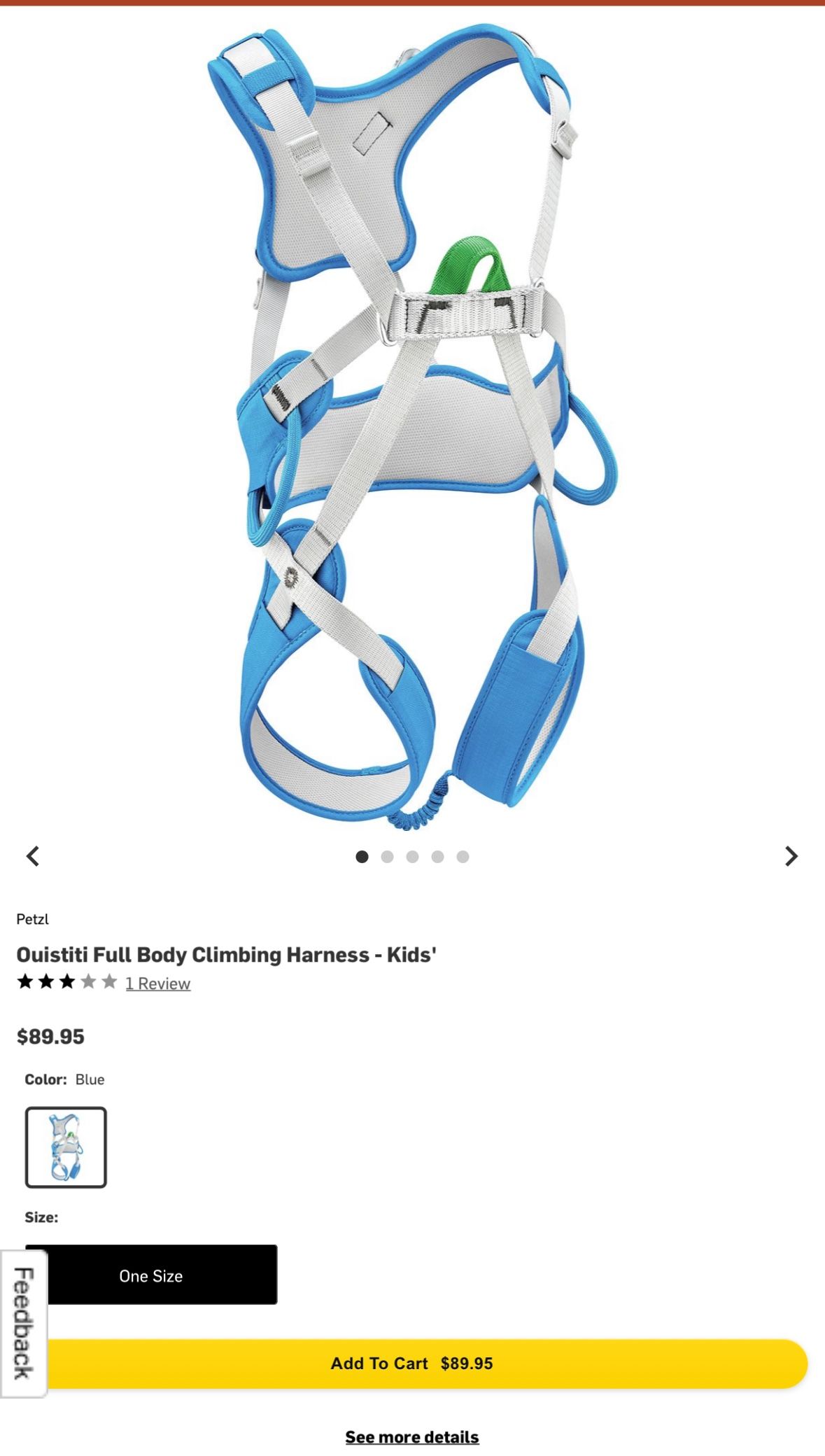 PETZL Climbing Gear For Kids