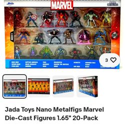 Jada Toys Nano Metalfigs Marvel Die- Cast (20 Pack)