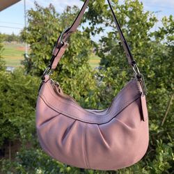 Pink Coach Hobo