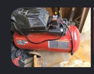 AIR COMPRESSOR, Gas, 25 GALLON