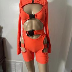 Buckle Women's Orange and Red Jumpsuit