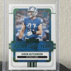 2022 Contenders “ROTY” Green Aidan Hutchinson RC