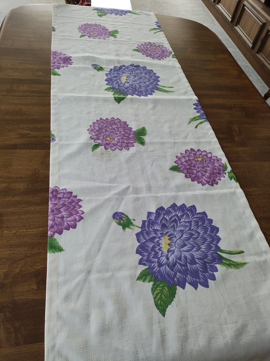 Table/ Dresser Runner. Small Coffee Stain In Last Pic But Can Be Covered Up