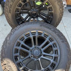 FUEL RIMS AND TIRES SIZE 20’s 6 Lugs Size Is In Picture