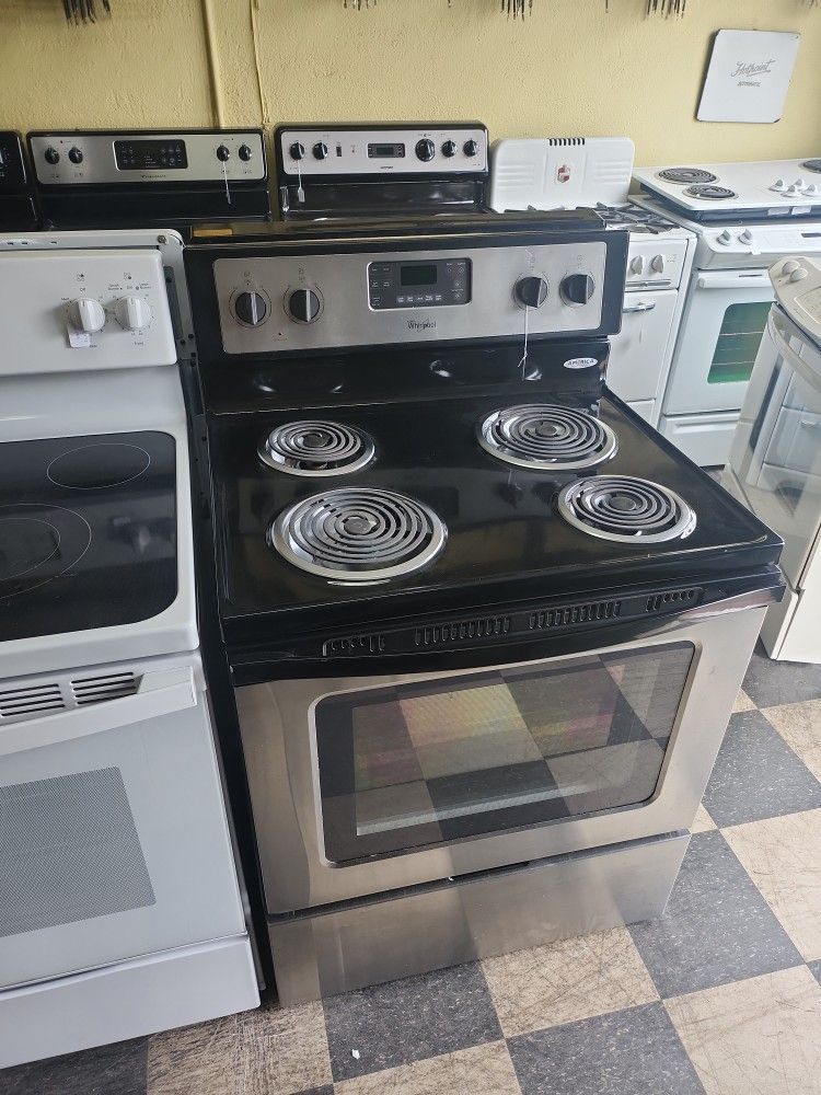 Whirlpool Coil Top Self Clean Range