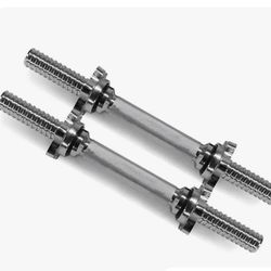 Dumbbell Bars Set Handles Gym Weight Lifting Collars Metal Dumbell