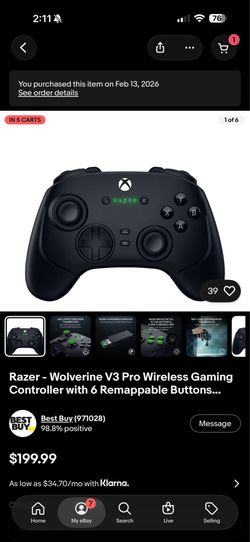 Razer - Wolverine V3 Pro Wireless Gaming Controller with 6 Remappable Buttons