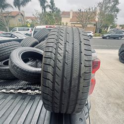 285/45/20 Goodyear Eagle Sport RFT Like New Tread Single 