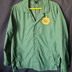 Our Universe Princess Tiana Size Large Green Rain Jacket 