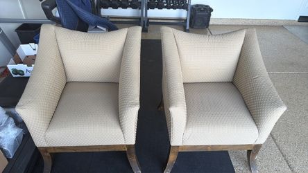 2 cocktail chairs