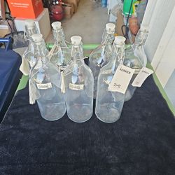 7 IKEA Korken Bottles