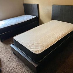 ❤️ BRAND NEW 2 TWIN BED FRAMES , 2 TWIN MATTRESSES & BOX SPRINGS $575