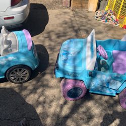 Anna & Elsa Frozen Jeep And Convertible