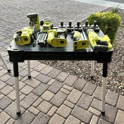 All Tools, Batteries, Workbench