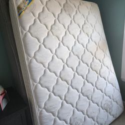 Mattress, Box Spring, Metal Frame
