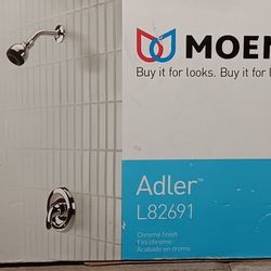 MOEN SHOWER HEAD & MIXING VALVE SET