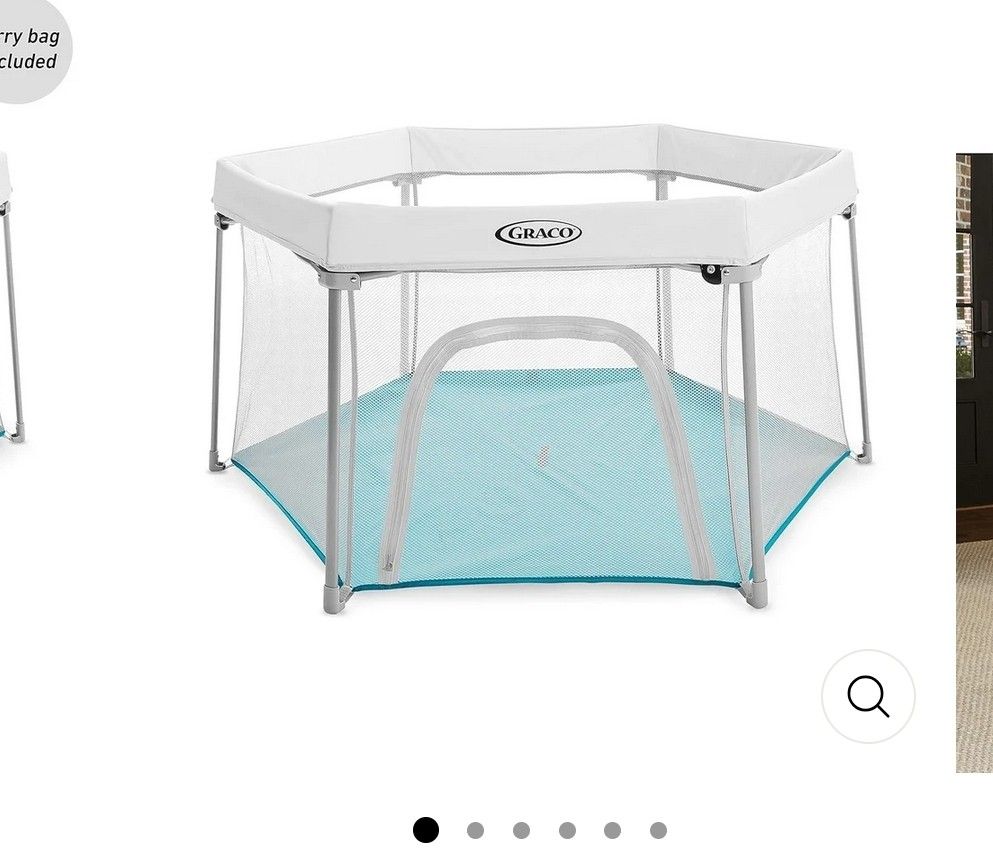 ✨️ $55 W3241 Graco LiteTraveler Playard, Breeze whs m5