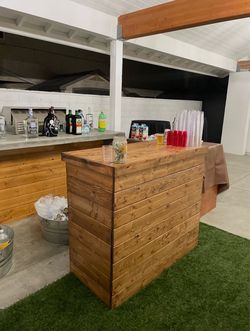 Wooden Mobile bar