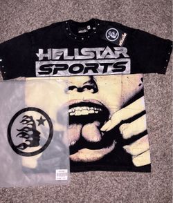 Rhinestone Hellstar T-shirt