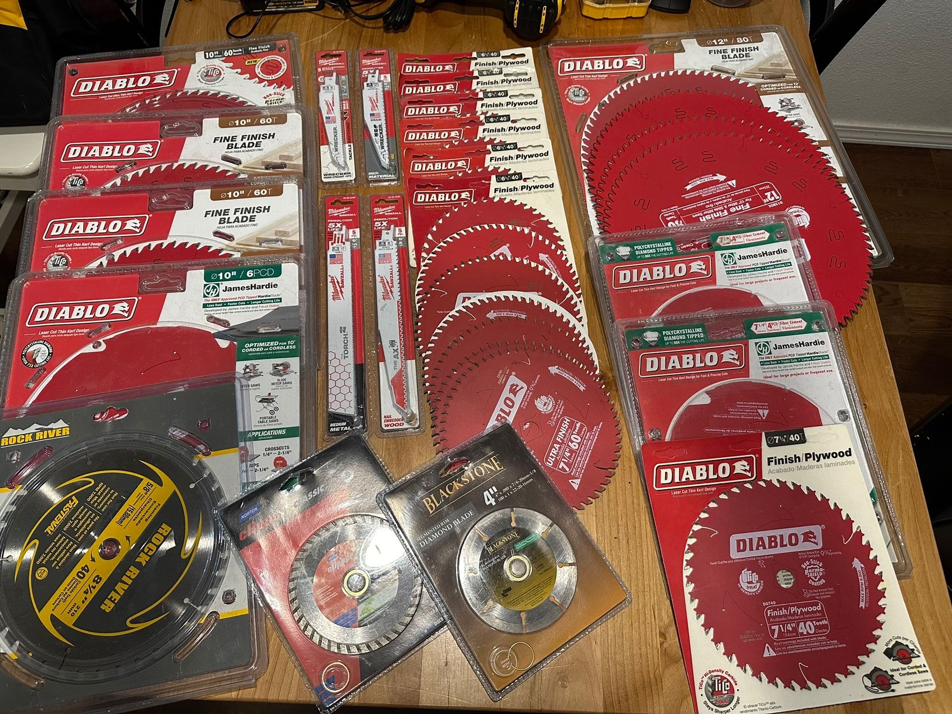 New Diablo Blades!! Miter, Table, Circular, Multi-Tool Blade To Hardie, Diamond, Saw, 12”, 10”,  8 1/4”, 7 1/4”, 6 1/2 “, And 4-1/2”