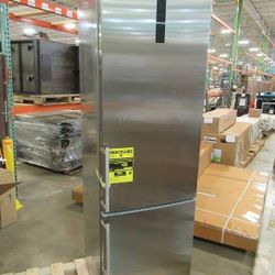 NEW Freezer Refrigerator 24 in. W, Stainless Steel