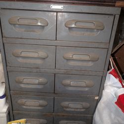 Vintage Index Card Cabinet