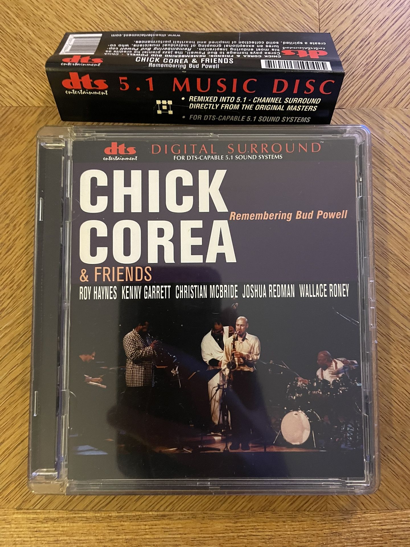 CHICK COREA Remembering Bud Powell DTS CD 5.1 Music Disc Jazz OOP AUDIOPHILE